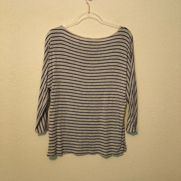Joie Soft Dolman Sleeve Striped Long Sleeve Tee S - Picture 2 of 5